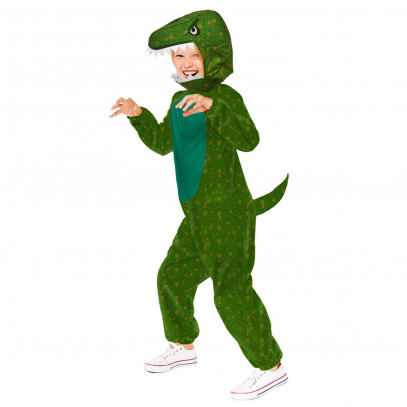 Green Dino Jumpsuit Kinderkostüm