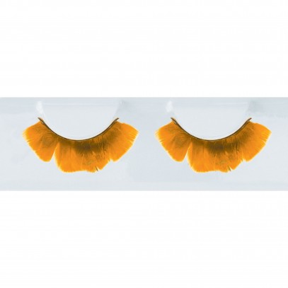Diva Feder Wimpern Orange