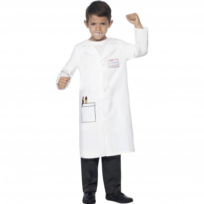 Dr. med Mave Zahnarzt Kostüm für Kinder