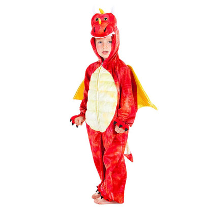 Red Dragon Drachenkostüm für Kinder