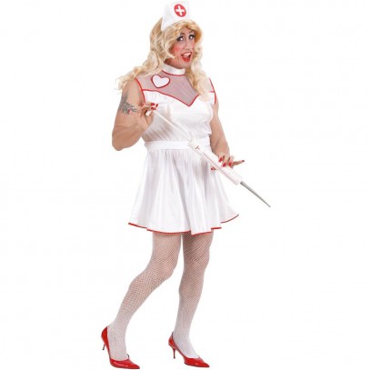 Drag Krankenschwester Travestie Kostüm