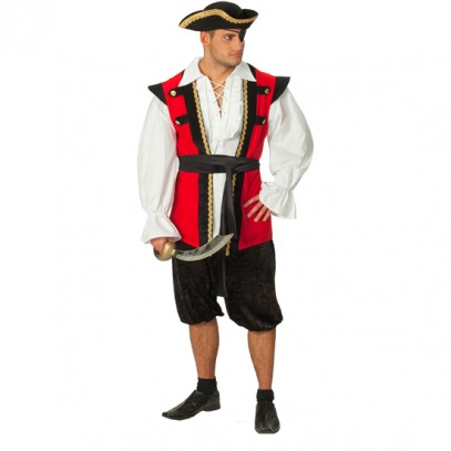 Edelpirat Piraten Kostüm für Herren