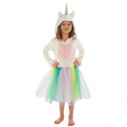 Sweetheart Rainbow Unicorn Mädchen Kostüm