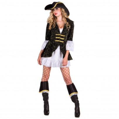Elegantes Piraten Lady Kostüm 1