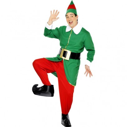Elf Weihnachtshelfer Deluxe Kostüm 