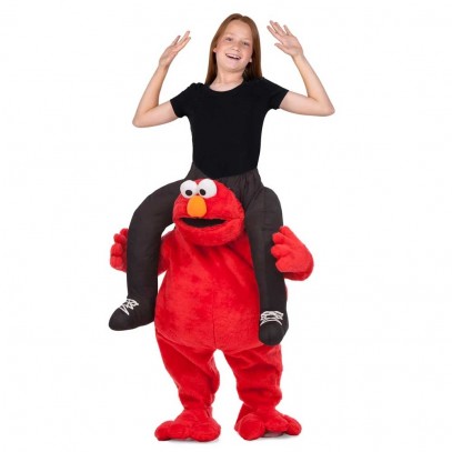 Elmo Huckepack Kostüm für Kinder