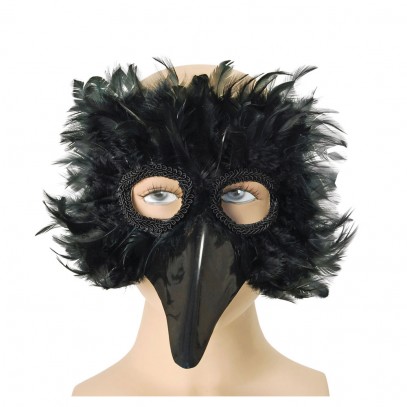 Schwarze Vogelmaske Venezia