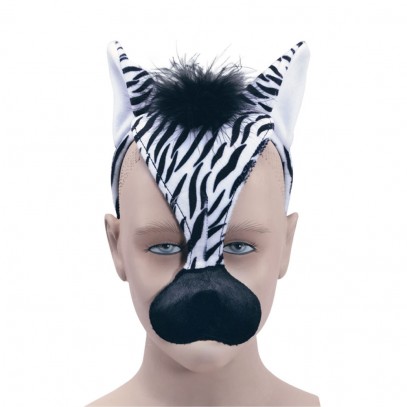 Zebra Maske mit Sound