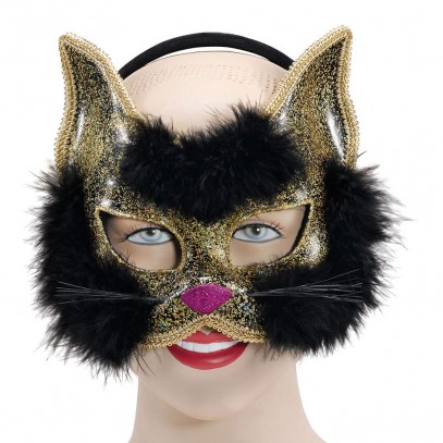 Goldy Glitter Cat Katzenmaske