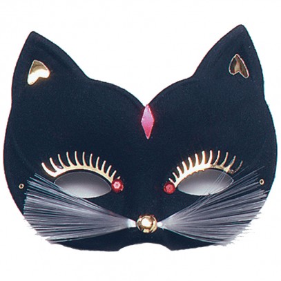 Kitty Black Cat Maske Katzen Maske Kitty Maske Cat