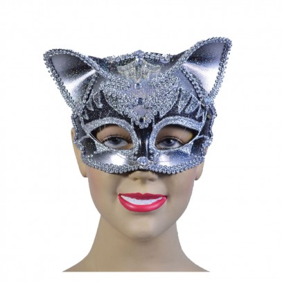 Juwelen Katzen Maske