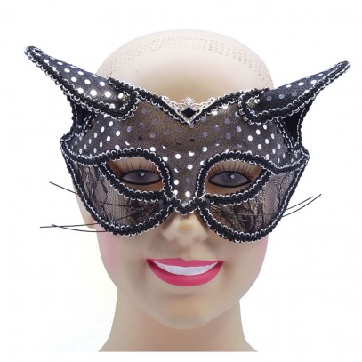 Stilvolle Katzen Maske