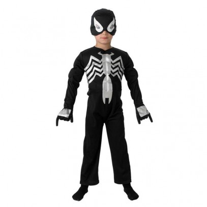 Black Spiderman Kinderkostüm Deluxe