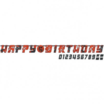 Happy Birthday Banner Ninja Warrior