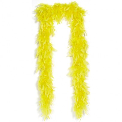 Federboa neon-gelb 180cm