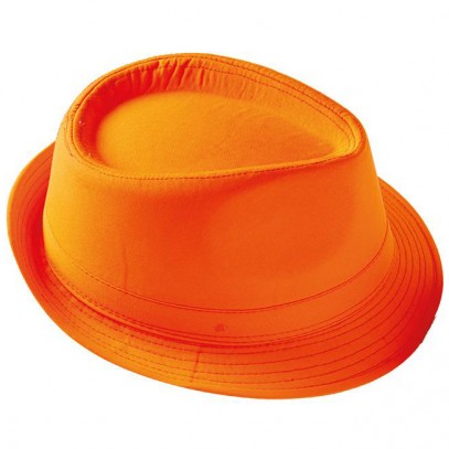 Fedora Party Hut neon-orange