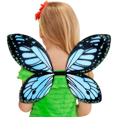 Feenstaub Schmetterlingsflügel blau für Kinder
