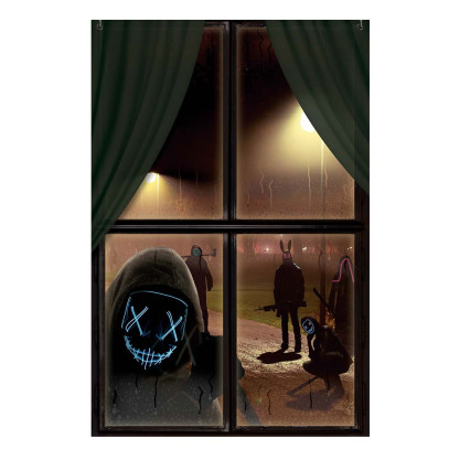 Horror Halloween Fensterbild