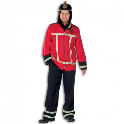 Klassischer Feuerwehrmann Kostüm Deluxe