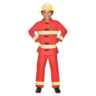Feuerwehrmann Uniform Kostüm für Kinder