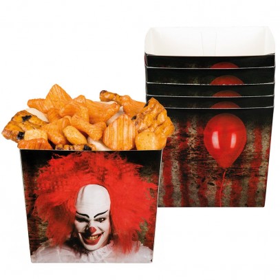 Halloween Horror Clown Snack Boxen 6 Stück