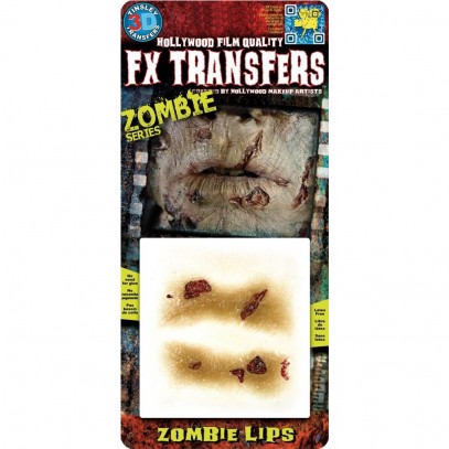 3D FX Transfers Zombie-Lippen