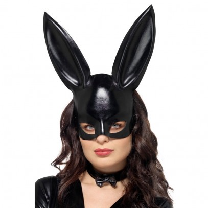 Black Bunny Maske für Damen