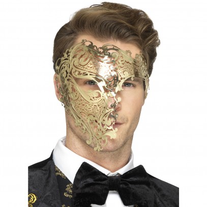 Filigrane Phantom Maske gold