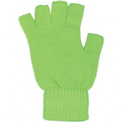 Fingerlose Handschuhe neon-grün
