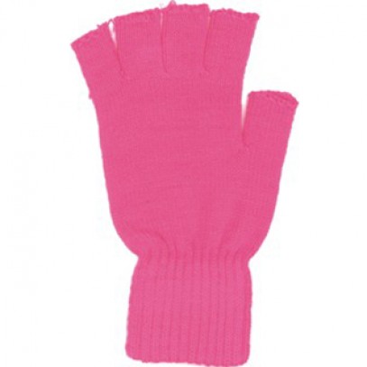 Fingerlose Handschuhe neon-pink