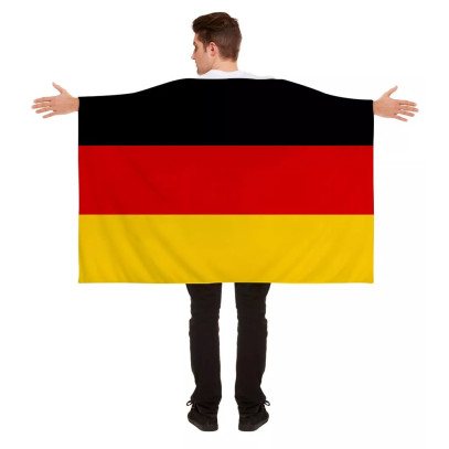 Deutschland Flaggen Poncho