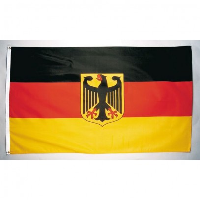 Deutschland Flagge mit Bundesadler