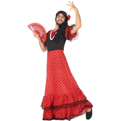 Maria Flamenco Frau Kostüm für Herren
