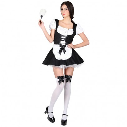 Flirty French Maid Zimmermädchen Kostüm