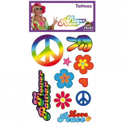Flower Power Hippie Tattoos