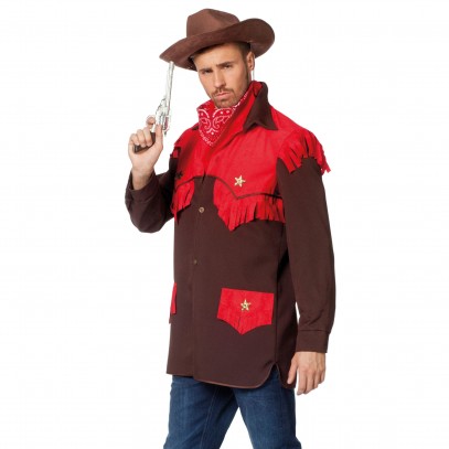 Fransen Cowboy Herrenhemd
