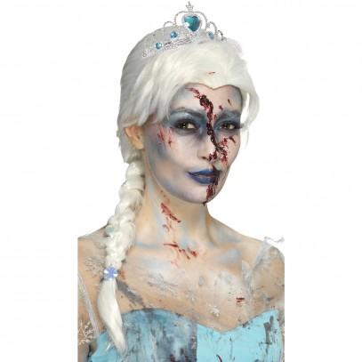 Frosty Zombie Princess Perücke 