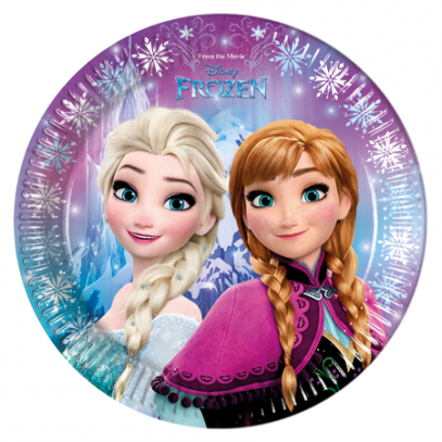 Frozen Anna und Elsa Pappteller 8 Stück