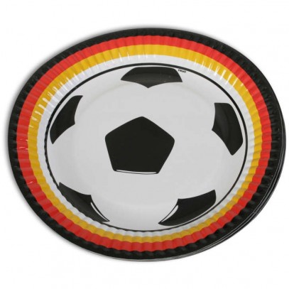 Fußballparty Deutschland Teller 6 Stück 1