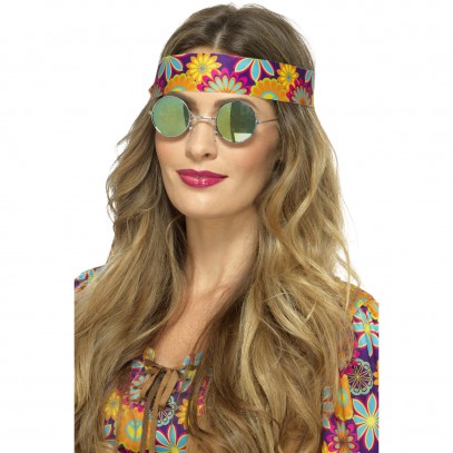 Funky Hippie Brille verspiegelt