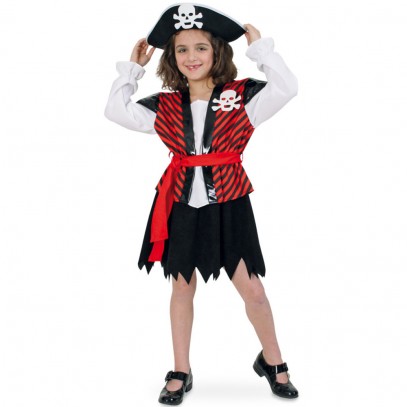 Furchtlose Piratin Leonora Kinderkostüm