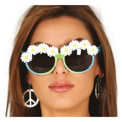 Gänseblümchen Hippie Brille