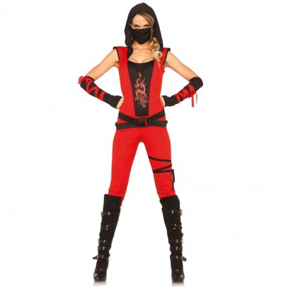 Ninja Warrior Lady Assa Damenkostüm Deluxe