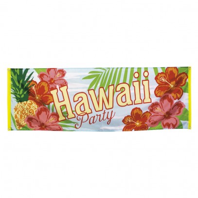 Hawaii Party Banner 74x220cm