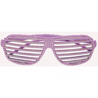 Glamour Partybrille lila 