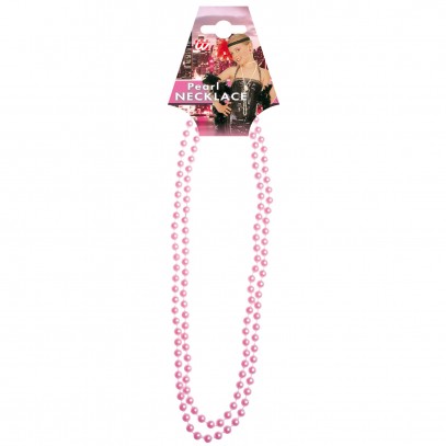 Glamour Perlenkette pink 57cm 1