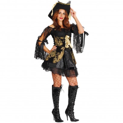 Glamour Piratenbraut Kostüm
