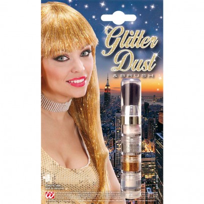 Glitter Make-Up Pulver metallic 4er Set