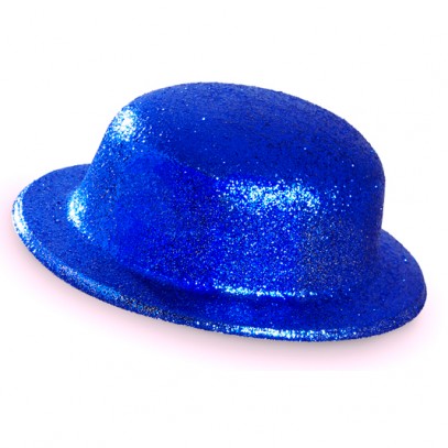 Glitzer Party Hut Blau
