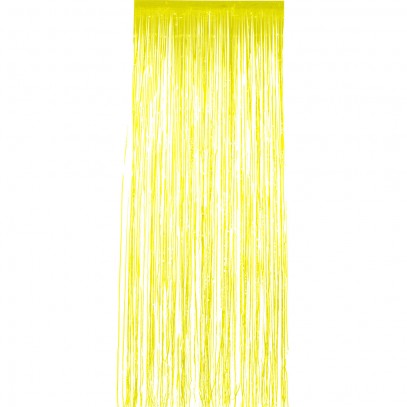 Glitzervorhang gelb 91x244cm